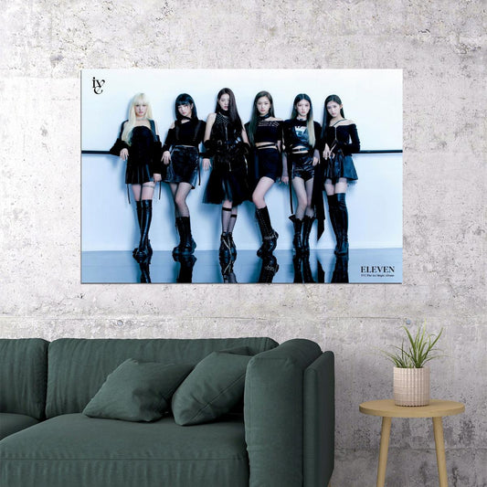 IVE Gaeul Yujin Rei Wonyoung Liz Leeseo ELEVEN Album Concept Photo K-pop Poster Aesthetic Female Korean Idol Fashion Print Trendy Girl Group Wall Art - xonomax