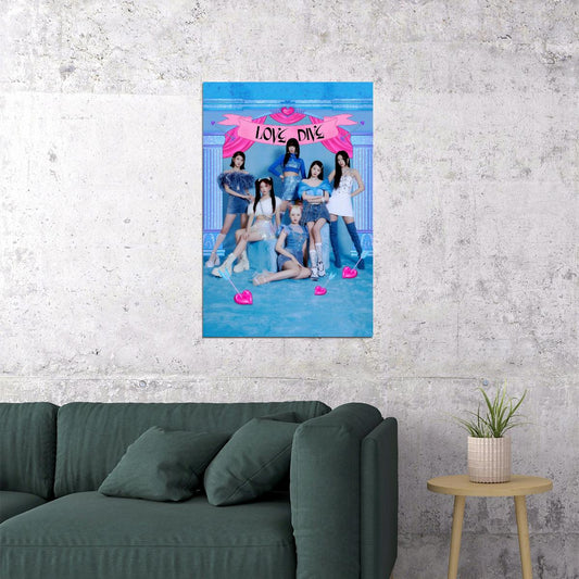 IVE Gaeul Yujin Rei Wonyoung Liz Leeseo LOVE DIVE Album Concept Photo K-pop Poster Aesthetic Female Korean Idol Fashion Print Trendy Girl Group Wall Art - xonomax