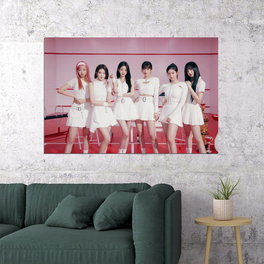 IVE Gaeul Yujin Rei Wonyoung Liz Leeseo WAVE Album Concept Photo K-pop Poster Aesthetic Female Korean Idol Fashion Print Trendy Girl Group Wall Art - xonomax