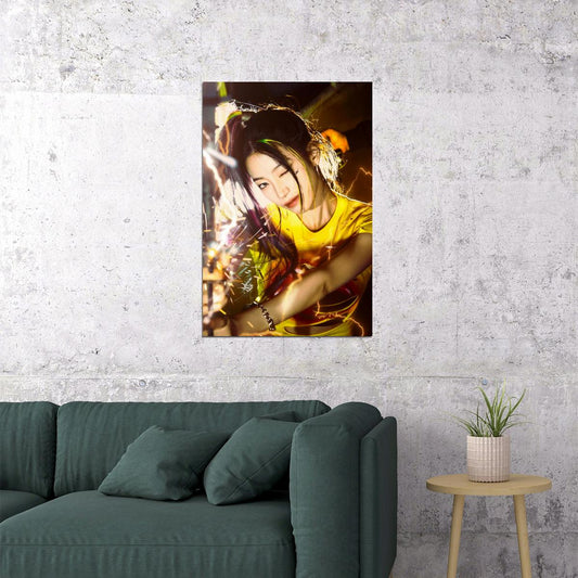 LE SSERAFIM Kazuha CRAZY Album Concept Photo Music Poster K-Pop Aesthetic K-pop Female Girl Group Korean Fashion Idol Wall Art Print - xonomax