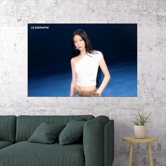 LE SSERAFIM Kazuha CRAZY Album Concept Photo Music Poster K-Pop Aesthetic K-pop Female Girl Group Korean Fashion Idol Wall Art Print - xonomax