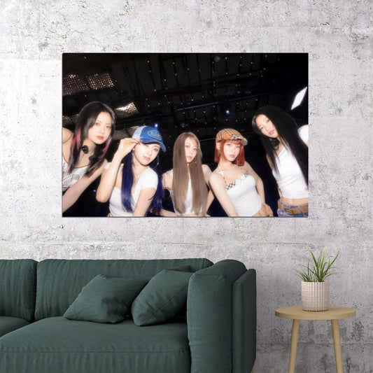 LE SSERAFIM Sakura Chaewon Yunjin Kazuha Eunchae CRAZY Album Concept Photo Music Poster K-Pop Aesthetic Female Girl Group Korean Idol Wall Art Print - xonomax