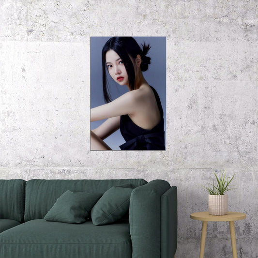 LE SSERAFIM Hong Eunchae Debut Photo Poster K-Pop Aesthetic K-pop Female Girl Group Korean Fashion Idol Wall Art Print - xonomax