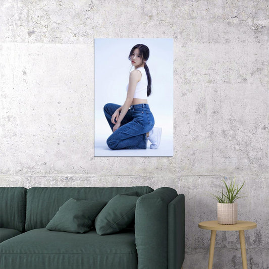 LE SSERAFIM Kazuha Debut Photo Poster K-Pop Aesthetic K-pop Female Girl Group Korean Fashion Idol Wall Art Print - xonomax