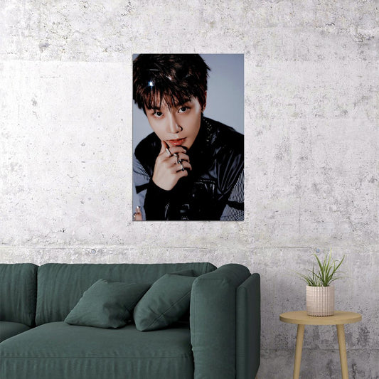 NCT 127 Taeil Kpop Boy Band Poster Fact Check MV Teaser Photo Kpop Photocard Collectible Viral Cyberpunk Fashion Photocard Style Wall Art - xonomax