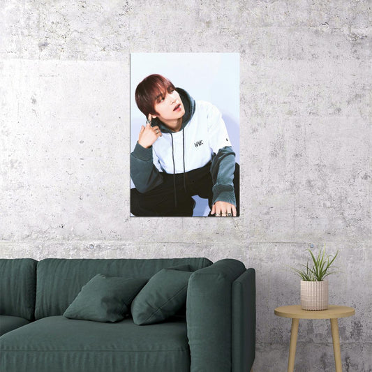 NCT 127 Haechan Kpop Boy Band Poster Walk Walking Club 127 Photo Y2K Aesthetic Streetwear Kpop Idol Fashion Print Trendy Kpop Photocard Wall Art - xonomax