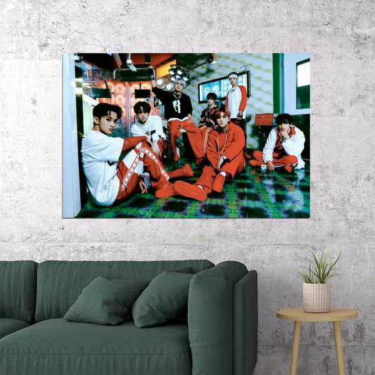 NCT Dream Fireworks Group Poster Iconic Kpop Idol Fashion Concept Photo with Y2K Aesthetic Trendy Photocard Collectible Wall Art - xonomax