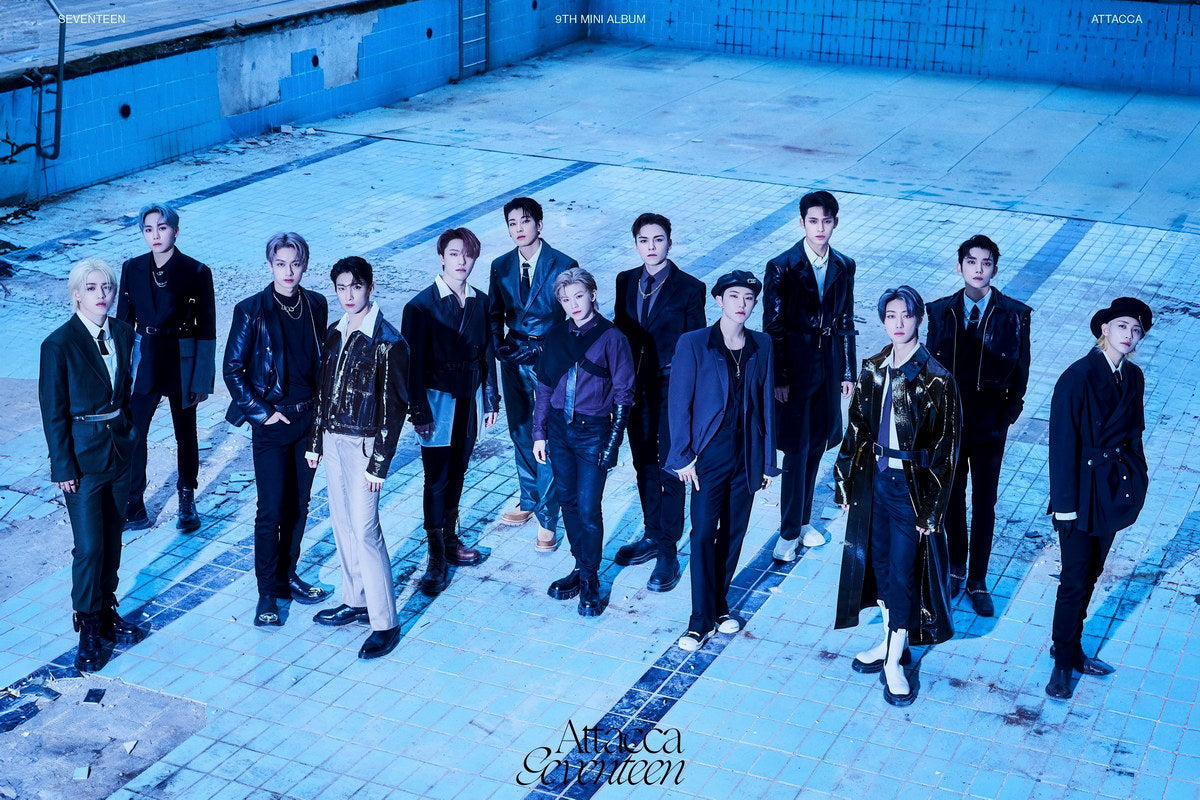 Seventeen Attaca Photo Music Poster KPop Aesthetic Kpop Male Boys Group Boy Band Trendy Photocard Style Wall Decor for Kpop Fans - xonomax