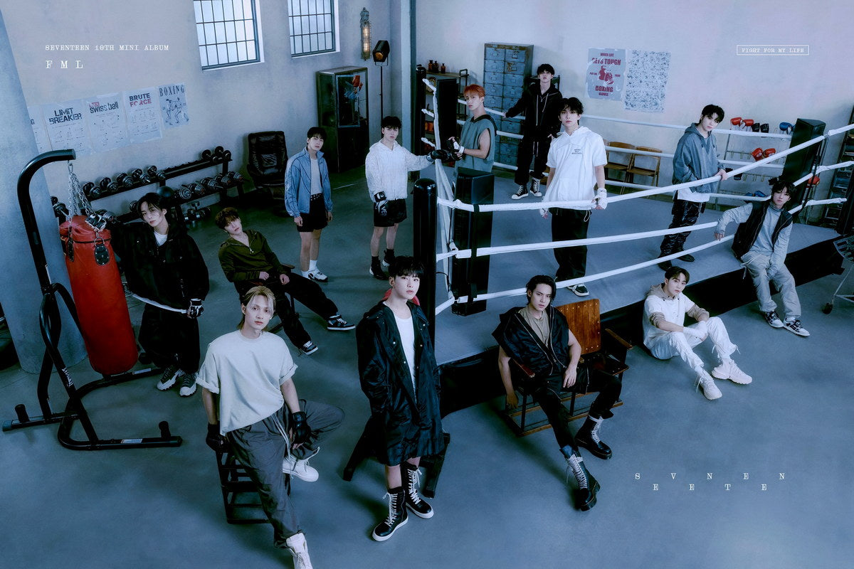 Seventeen FML Photo Music Poster KPop Aesthetic Kpop Male Boys Group Boy Band Trendy Photocard Style Wall Decor for Kpop Fans - xonomax