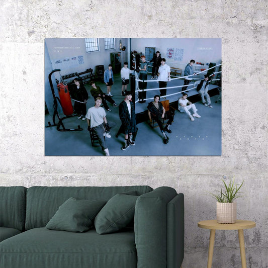 Seventeen FML Photo Music Poster KPop Aesthetic Kpop Male Boys Group Boy Band Trendy Photocard Style Wall Decor for Kpop Fans - xonomax