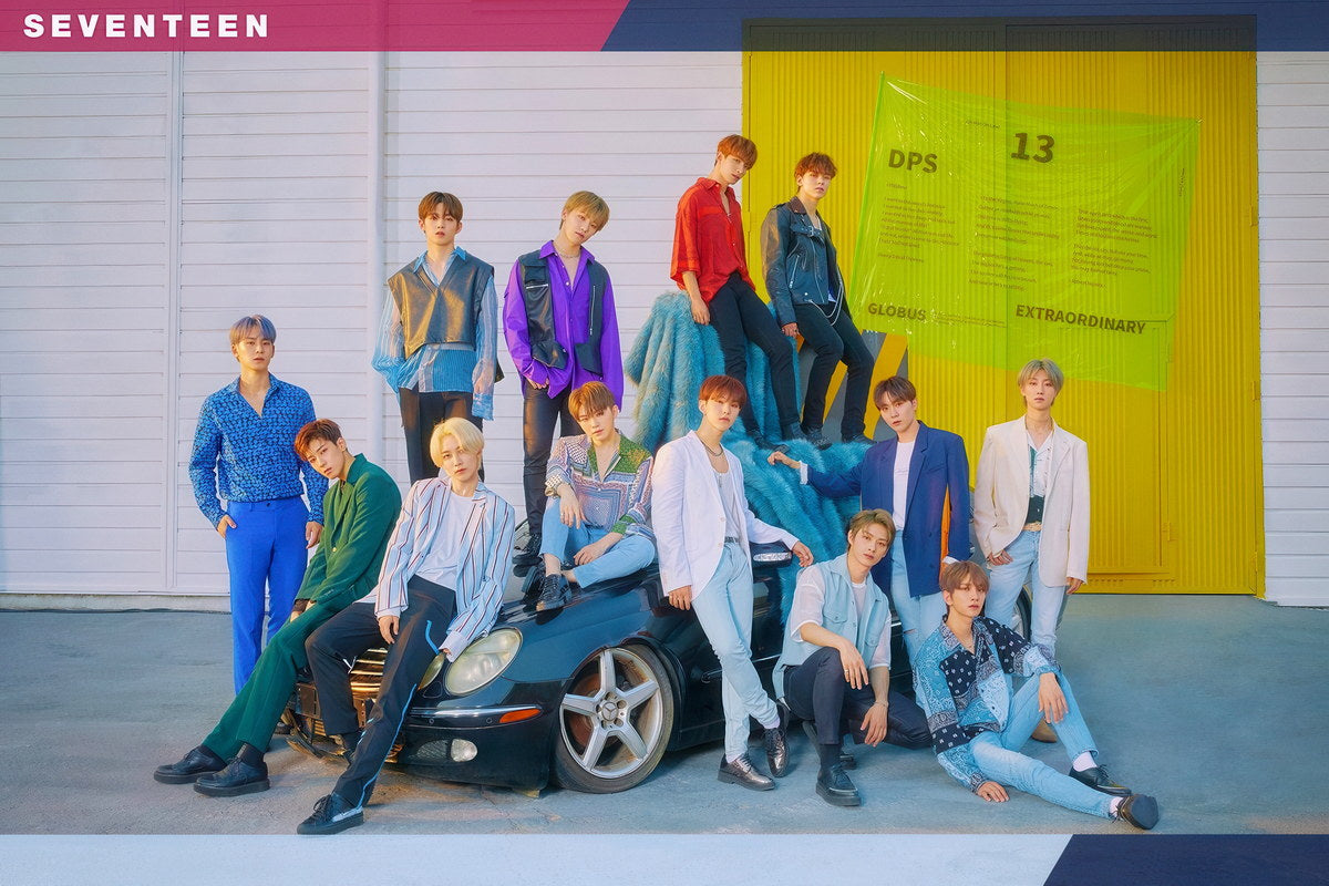 Seventeen Photo Music Poster KPop Aesthetic Kpop Male Boys Group Boy Band Trendy Photocard Style Wall Decor for Kpop Fans - xonomax