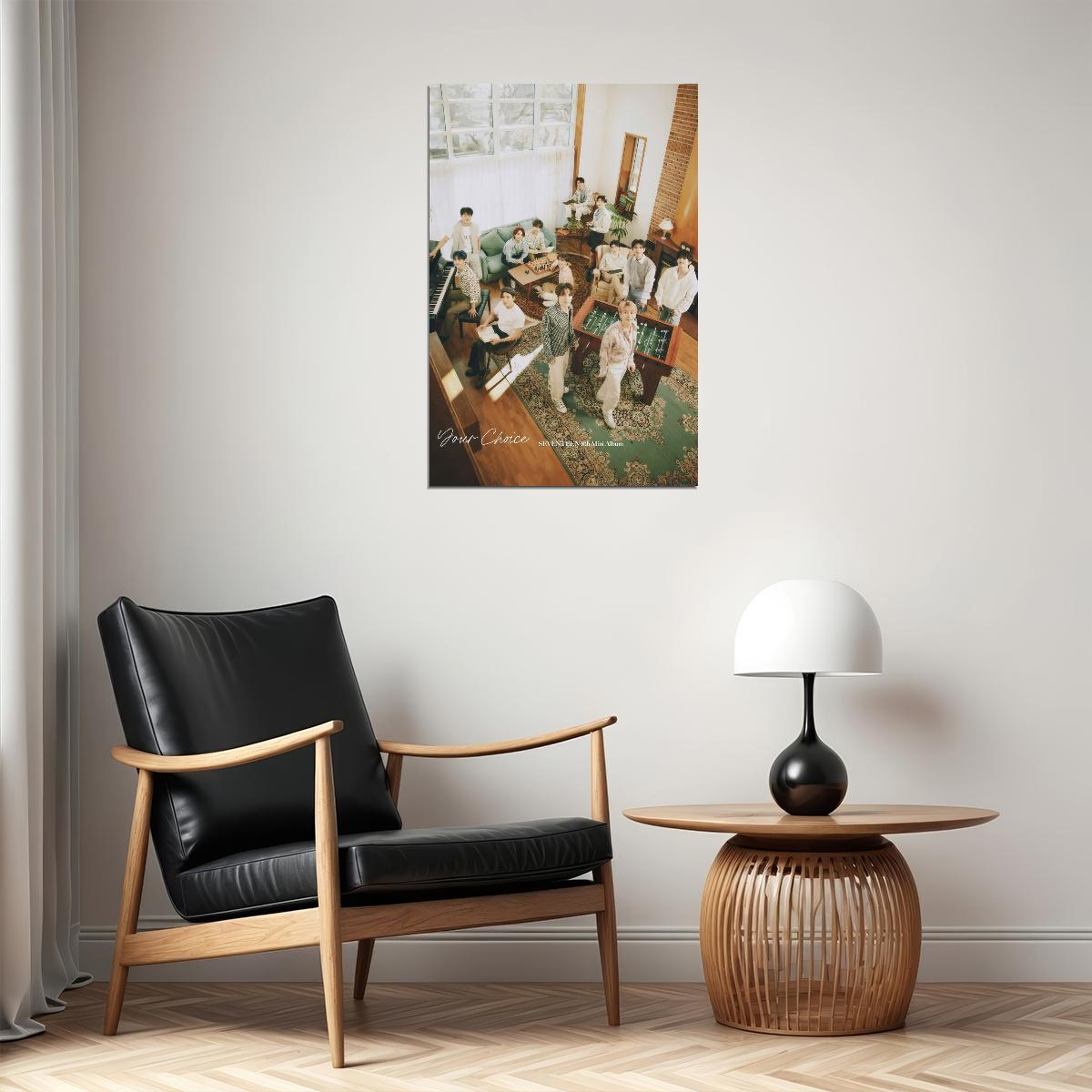 Seventeen Your Choice Photo Music Poster KPop Aesthetic Kpop Male Boys Group Boy Band Trendy Photocard Style Wall Decor for Kpop Fans - xonomax