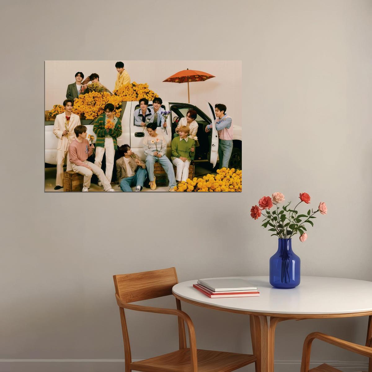 Seventeen Your Choice Photo Music Poster KPop Aesthetic Kpop Male Boys Group Boy Band Trendy Photocard Style Wall Decor for Kpop Fans - xonomax
