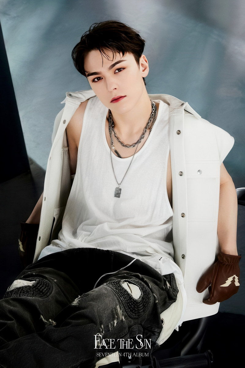 VERNON SEVENTEEN FACE THE SUN Album Concept Photo Music Poster KPop Aesthetic Kpop Male Boys Group Boy Band - xonomax
