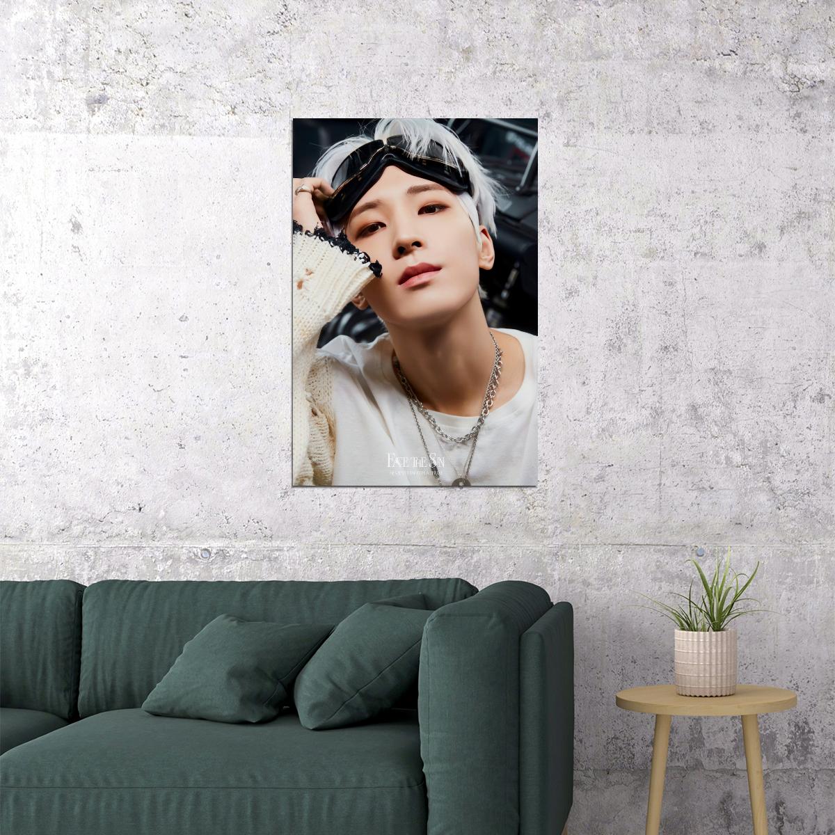 WONWOO SEVENTEEN FACE THE SUN Album Concept Photo Music Poster KPop Aesthetic Kpop Male Boys Group Boy Band - xonomax