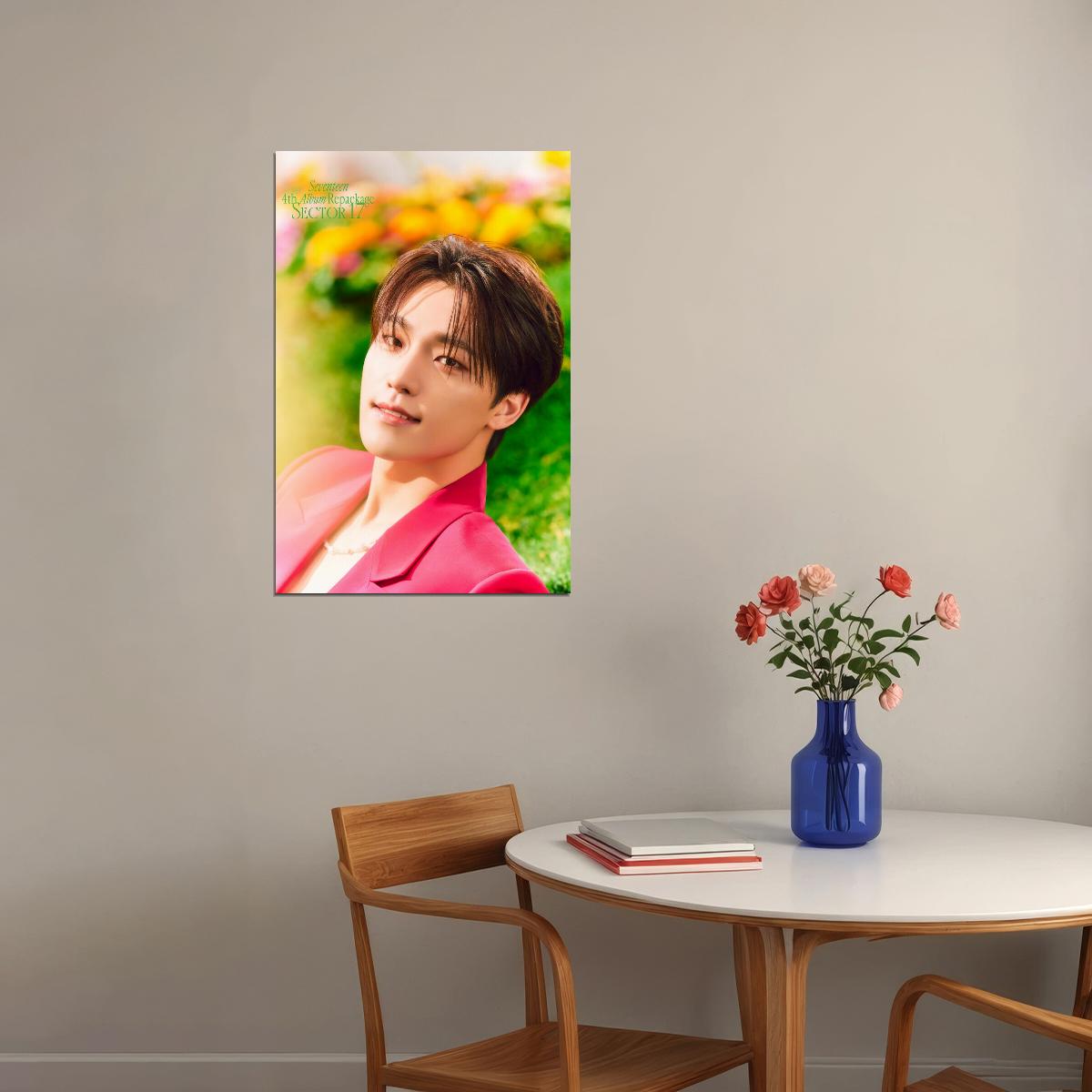 DINO Seventeen SECTOR 17 Concept Photo Music Poster KPop Aesthetic Kpop Male Boys Group Boy Band Trendy Photocard Style for Kpop Fans - xonomax