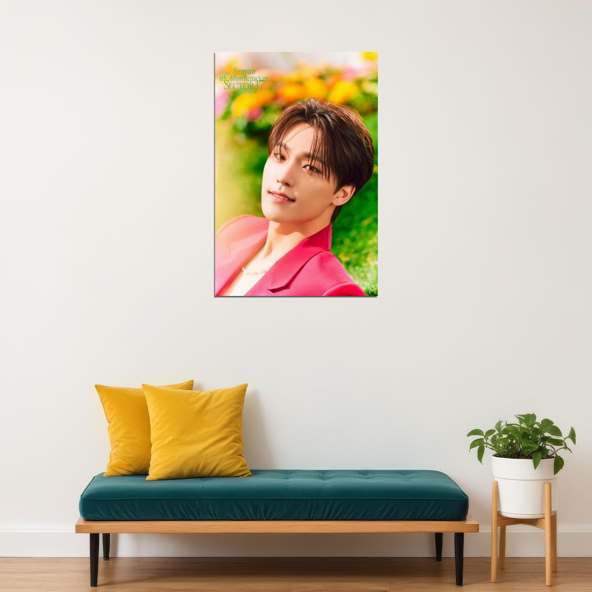 DINO Seventeen SECTOR 17 Concept Photo Music Poster KPop Aesthetic Kpop Male Boys Group Boy Band Trendy Photocard Style for Kpop Fans - xonomax