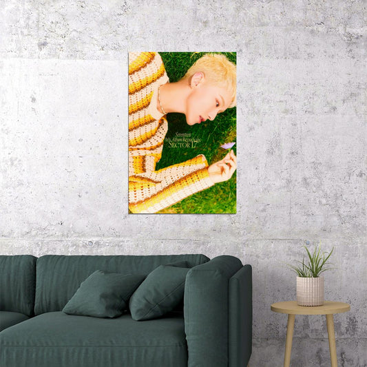 HOSHI Seventeen SECTOR 17 Concept Photo Music Poster KPop Aesthetic Kpop Male Boys Group Boy Band Trendy Photocard Style for Kpop Fans - xonomax