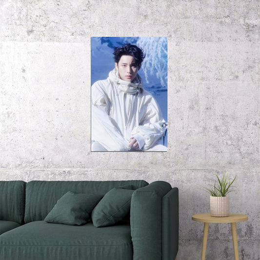 MINGYU Seventeen SECTOR 17 Concept Photo Music Poster KPop Aesthetic Kpop Male Boys Group Boy Band Trendy Photocard Style for Kpop Fans - xonomax