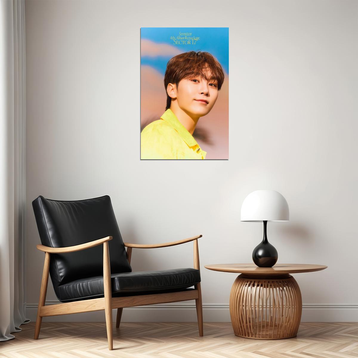SEUNGKWAN Seventeen SECTOR 17 Concept Photo Music Poster KPop Aesthetic Kpop Male Boys Group Boy Band Trendy Photocard Style for Kpop Fans - xonomax