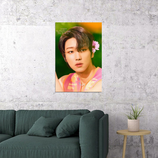 THE8 Seventeen SECTOR 17 Concept Photo Music Poster KPop Aesthetic Kpop Male Boys Group Boy Band Trendy Photocard Style for Kpop Fans - xonomax