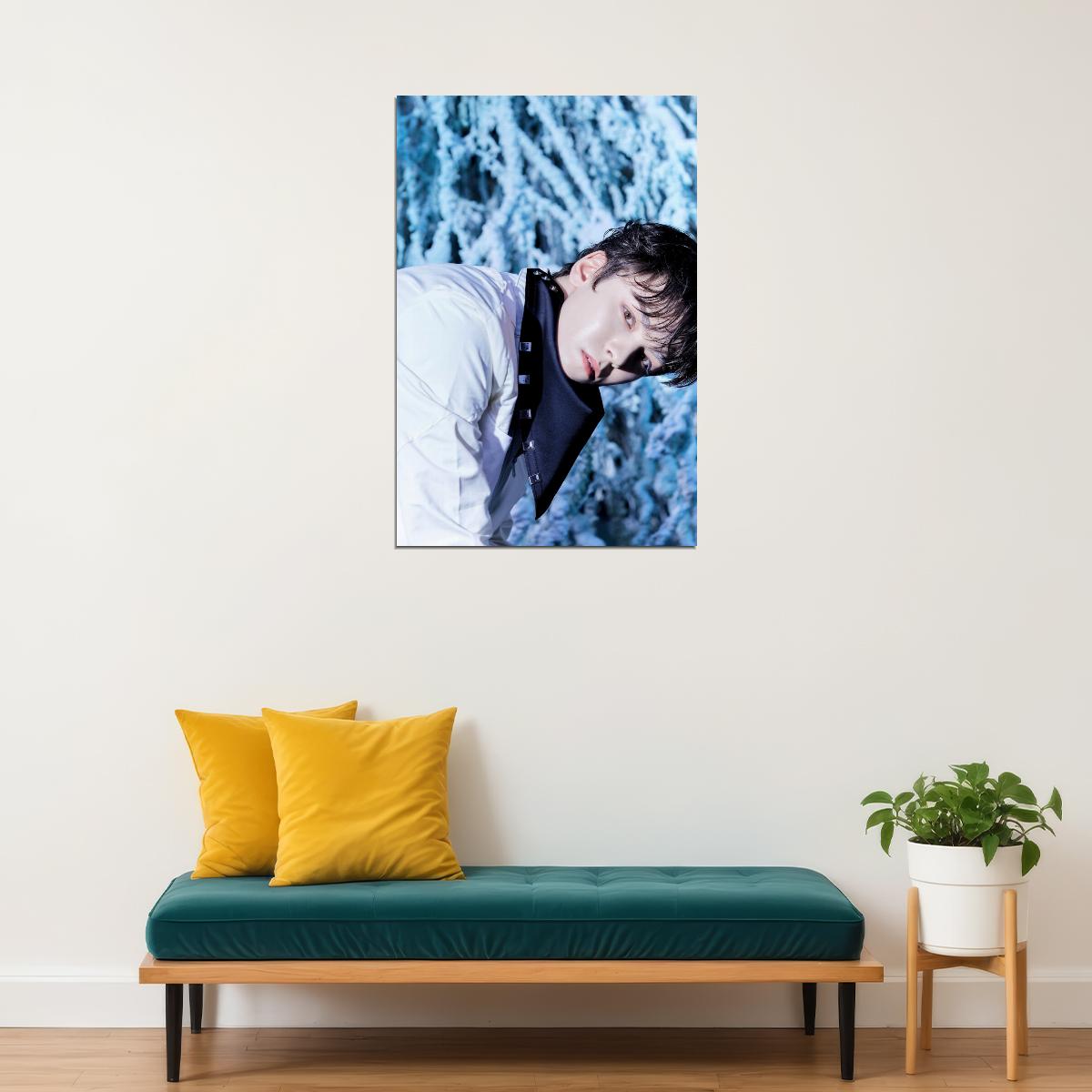 VERNON Seventeen SECTOR 17 Concept Photo Music Poster KPop Aesthetic Kpop Male Boys Group Boy Band Trendy Photocard Style for Kpop Fans - xonomax