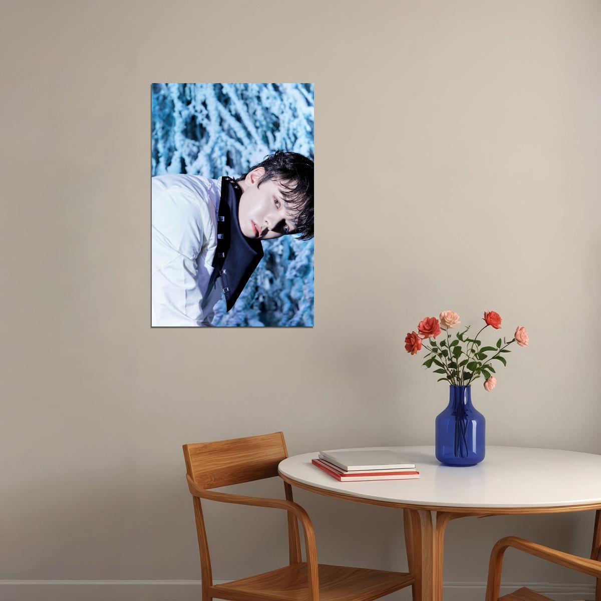 VERNON Seventeen SECTOR 17 Concept Photo Music Poster KPop Aesthetic Kpop Male Boys Group Boy Band Trendy Photocard Style for Kpop Fans - xonomax