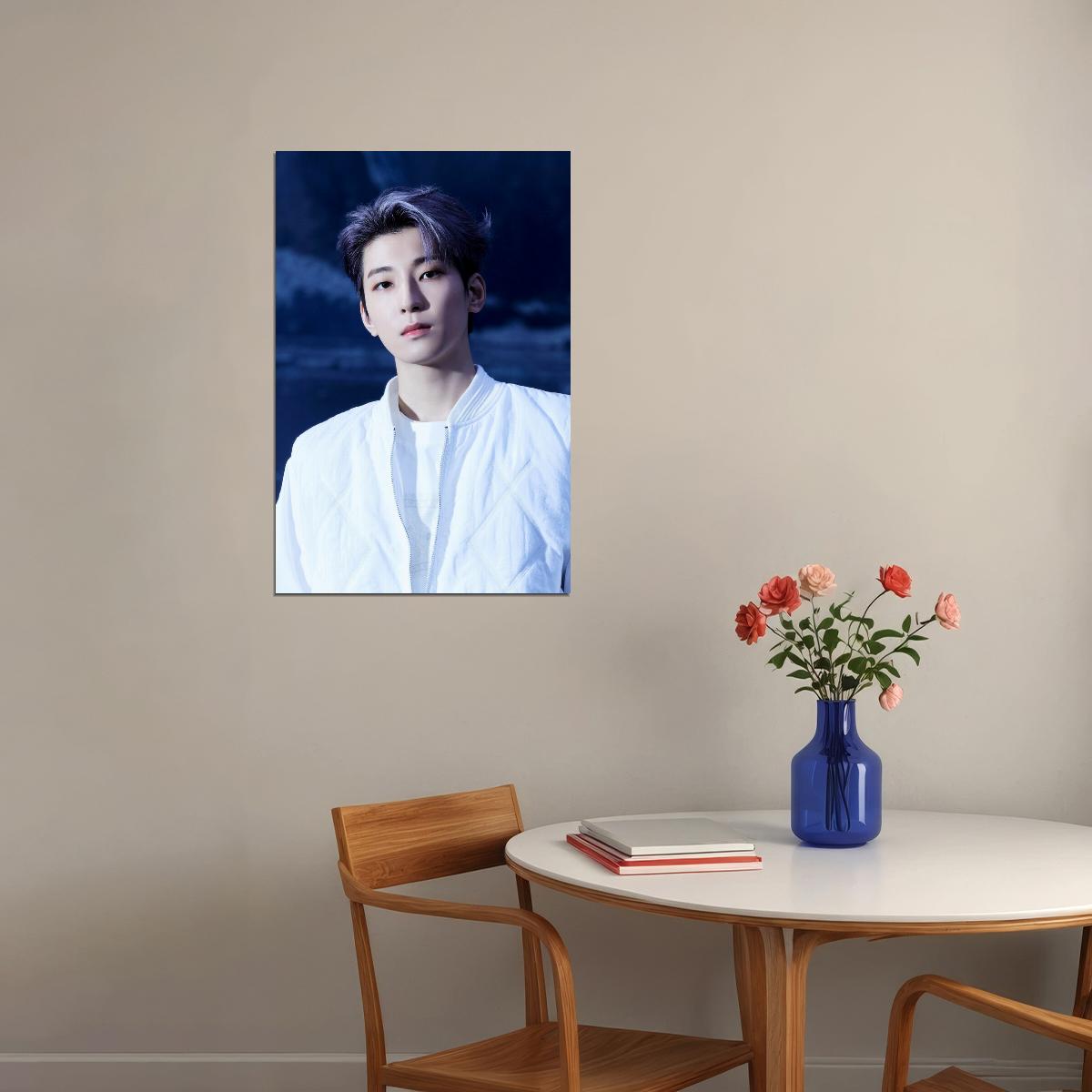 WONWOO Seventeen SECTOR 17 Concept Photo Music Poster KPop Aesthetic Kpop Male Boys Group Boy Band Trendy Photocard Style for Kpop Fans - xonomax