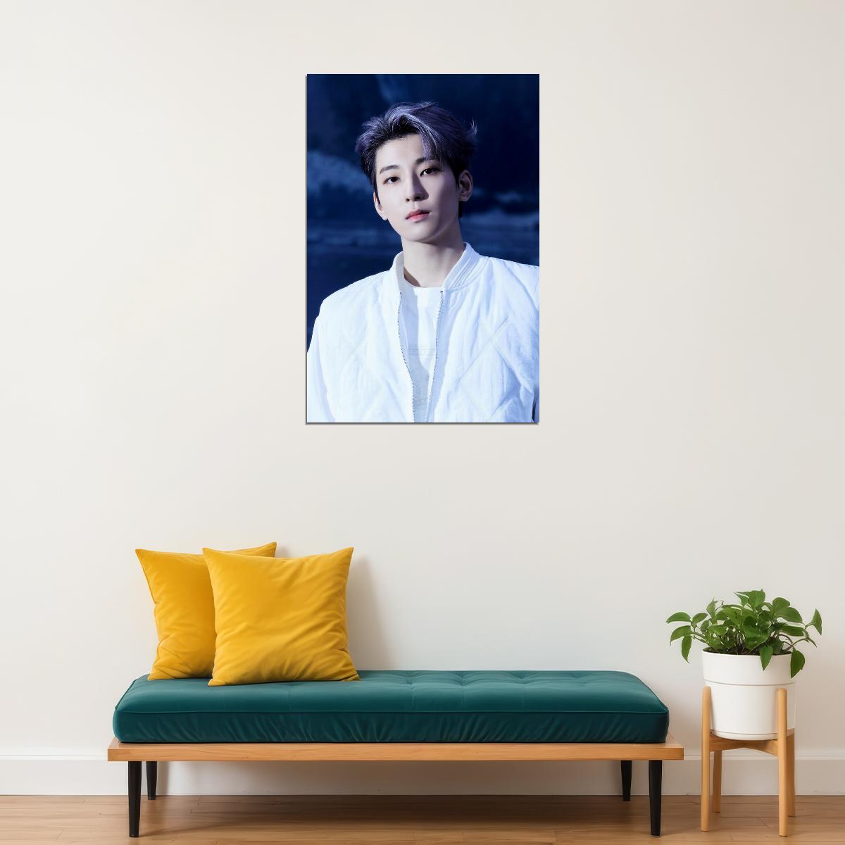 WONWOO Seventeen SECTOR 17 Concept Photo Music Poster KPop Aesthetic Kpop Male Boys Group Boy Band Trendy Photocard Style for Kpop Fans - xonomax