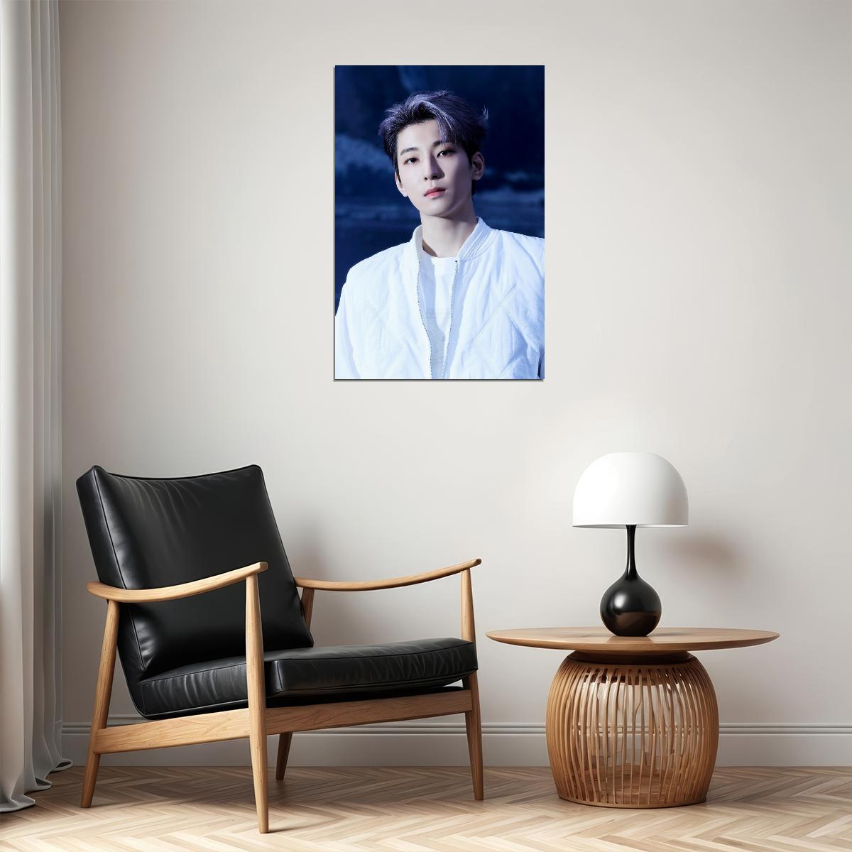 WONWOO Seventeen SECTOR 17 Concept Photo Music Poster KPop Aesthetic Kpop Male Boys Group Boy Band Trendy Photocard Style for Kpop Fans - xonomax