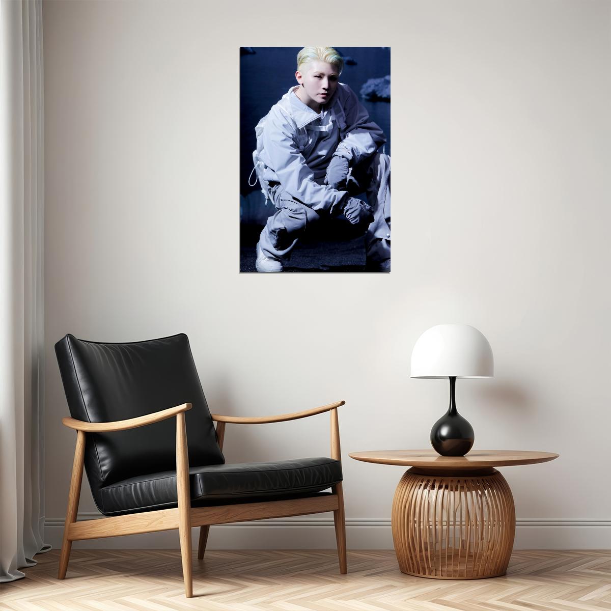 WOOZI Seventeen SECTOR 17 Concept Photo Music Poster KPop Aesthetic Kpop Male Boys Group Boy Band Trendy Photocard Style for Kpop Fans - xonomax