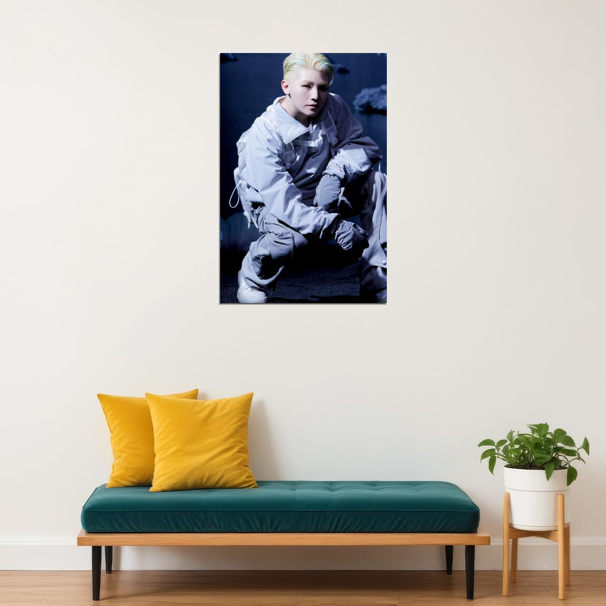 WOOZI Seventeen SECTOR 17 Concept Photo Music Poster KPop Aesthetic Kpop Male Boys Group Boy Band Trendy Photocard Style for Kpop Fans - xonomax