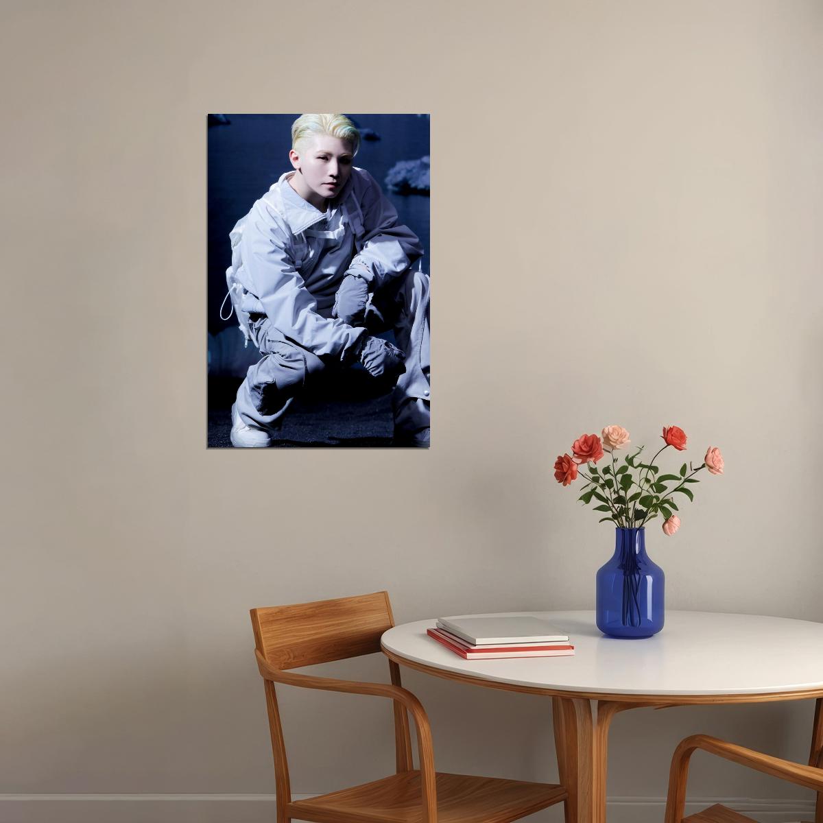 WOOZI Seventeen SECTOR 17 Concept Photo Music Poster KPop Aesthetic Kpop Male Boys Group Boy Band Trendy Photocard Style for Kpop Fans - xonomax