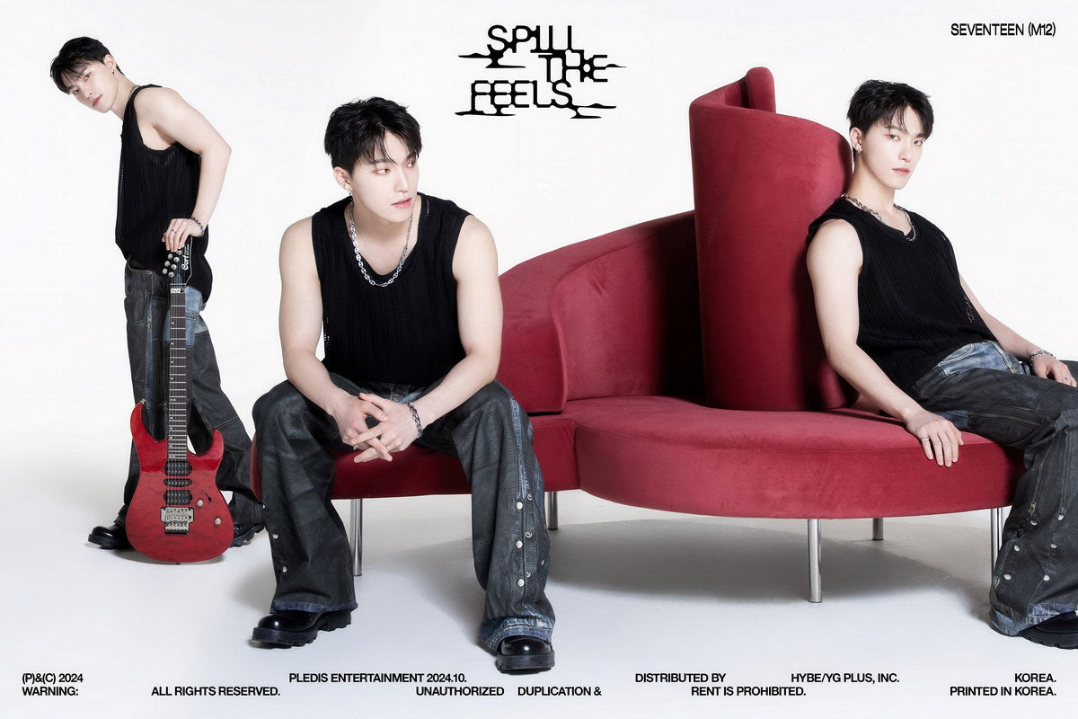 SEVENTEEN Dino SPILL THE FEELS Album Concept Photo Music Poster KPop Aesthetic Kpop Male Boys Group Boy Band - xonomax