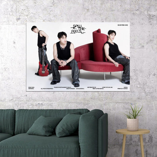 SEVENTEEN Dino SPILL THE FEELS Album Concept Photo Music Poster KPop Aesthetic Kpop Male Boys Group Boy Band - xonomax