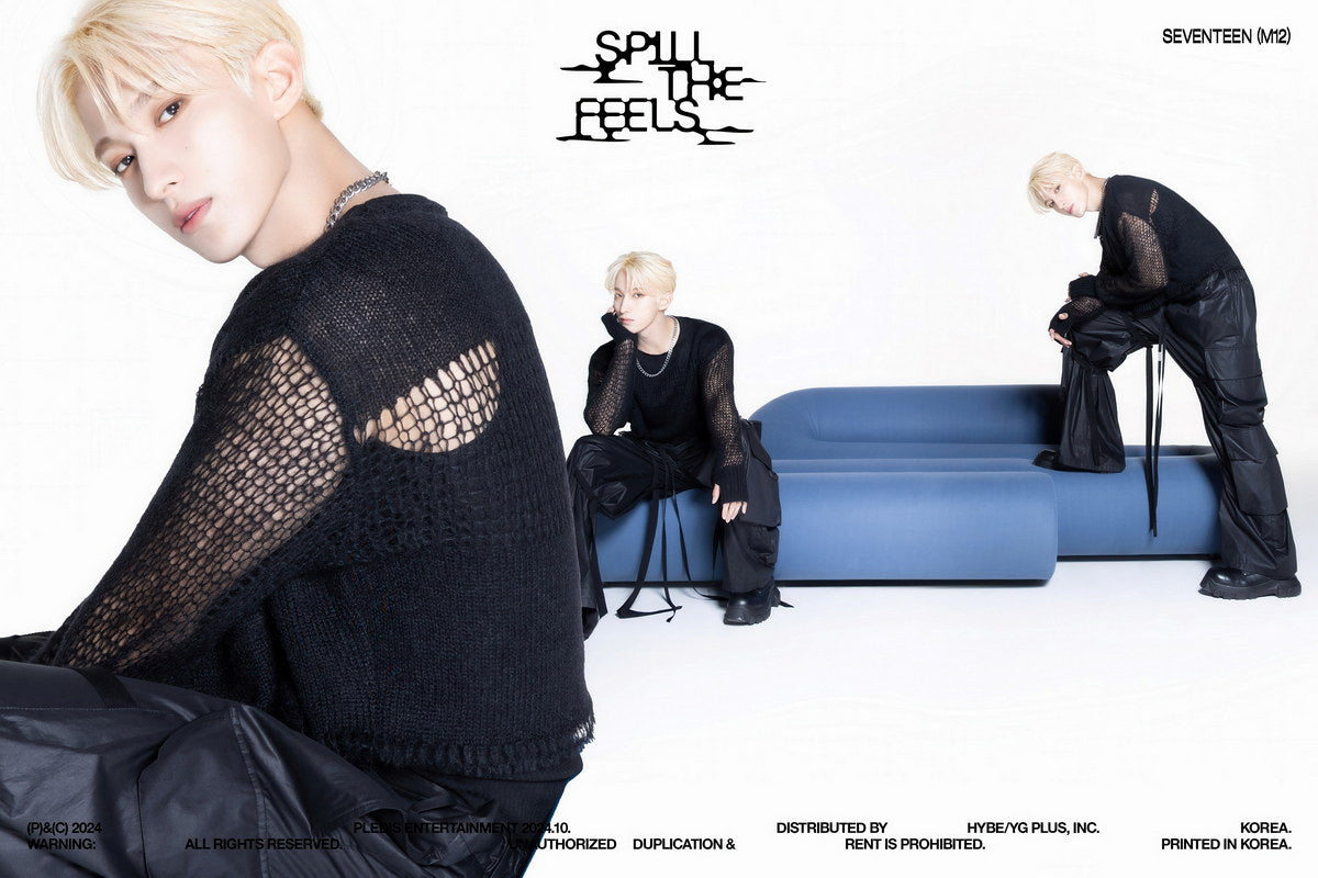 SEVENTEEN DK SPILL THE FEELS Album Concept Photo Music Poster KPop Aesthetic Kpop Male Boys Group Boy Band - xonomax