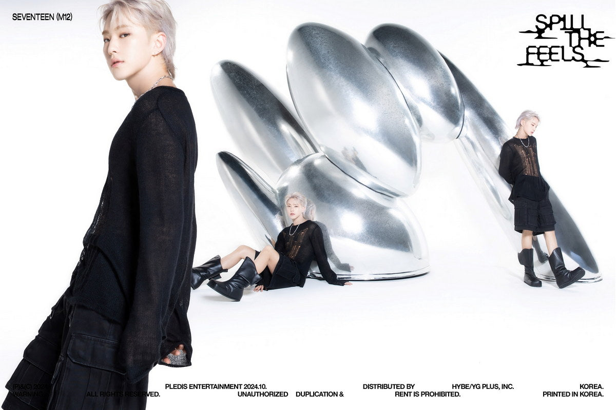 SEVENTEEN Hoshi SPILL THE FEELS Album Concept Photo Music Poster KPop Aesthetic Kpop Male Boys Group Boy Band - xonomax