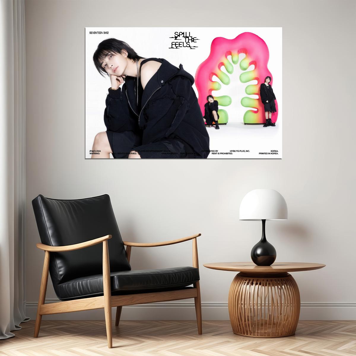 SEVENTEEN Jeonghan SPILL THE FEELS Album Concept Photo Music Poster KPop Aesthetic Kpop Male Boys Group Boy Band - xonomax