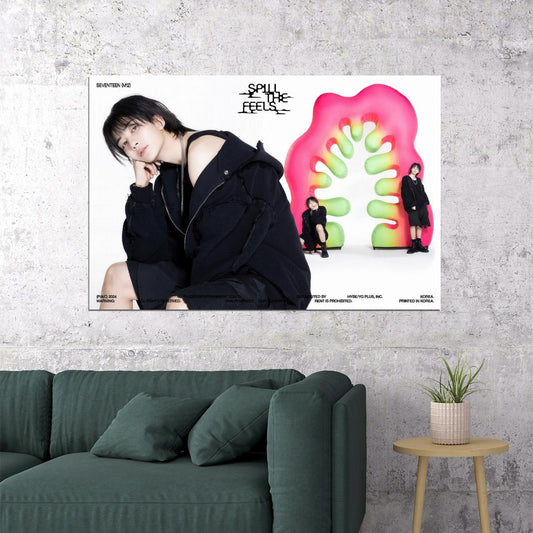 SEVENTEEN Jeonghan SPILL THE FEELS Album Concept Photo Music Poster KPop Aesthetic Kpop Male Boys Group Boy Band - xonomax
