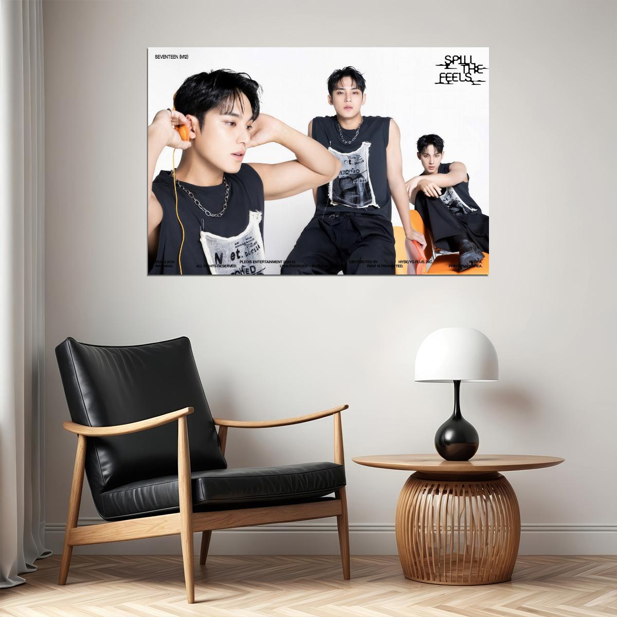 SEVENTEEN Mingyu SPILL THE FEELS Album Concept Photo Music Poster KPop Aesthetic Kpop Male Boys Group Boy Band - xonomax