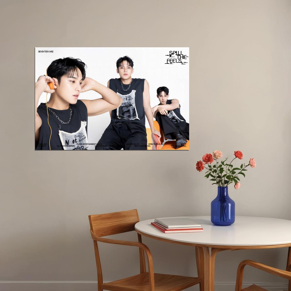 SEVENTEEN Mingyu SPILL THE FEELS Album Concept Photo Music Poster KPop Aesthetic Kpop Male Boys Group Boy Band - xonomax