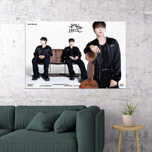 SEVENTEEN Seungkwan SPILL THE FEELS Album Concept Photo Music Poster KPop Aesthetic Kpop Male Boys Group Boy Band - xonomax