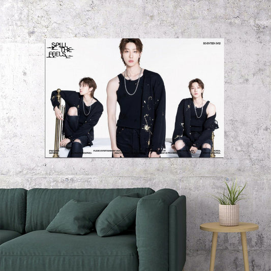 SEVENTEEN The8 SPILL THE FEELS Album Concept Photo Music Poster KPop Aesthetic Kpop Male Boys Group Boy Band - xonomax