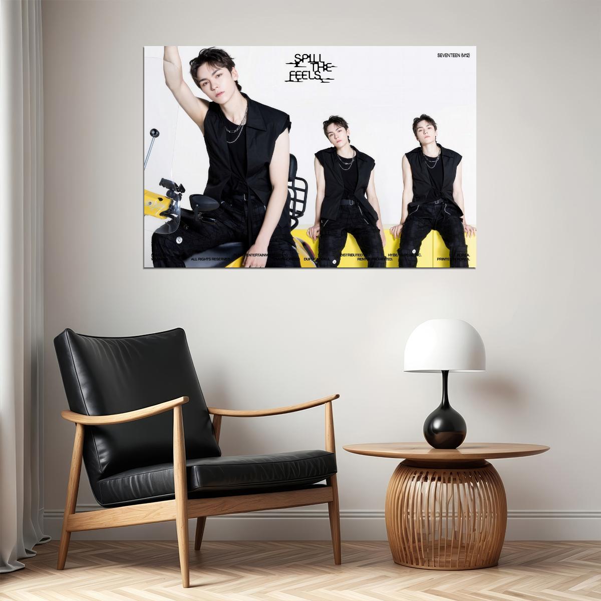 SEVENTEEN Vernon SPILL THE FEELS Album Concept Photo Music Poster KPop Aesthetic Kpop Male Boys Group Boy Band - xonomax