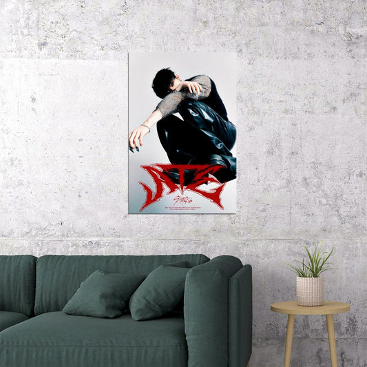 Stray Kids SKZ Bang Chan ATE Album Concept Photo Kpop Boy Band Music Poster Cyberpunk Fashion Photocard Collectible Wall Art Korean Idol Decor - xonomax