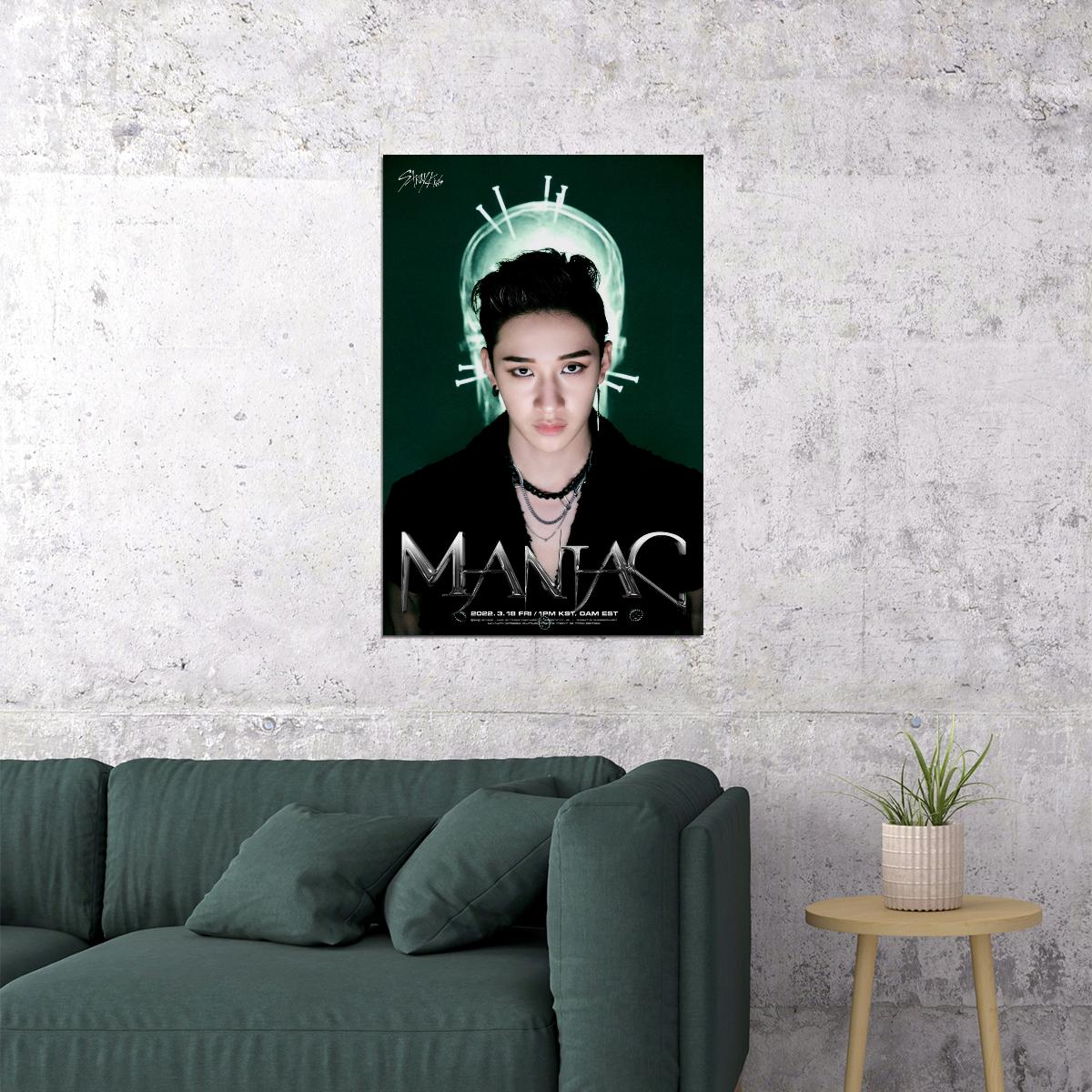 Stray Kids SKZ Bang Chan ODDINARY Album Teaser Photo Maniac Concept Kpop Poster Korean Idol Fashion Collectible Wall Art Cyberpunk Aesthetic Music Decor - xonomax