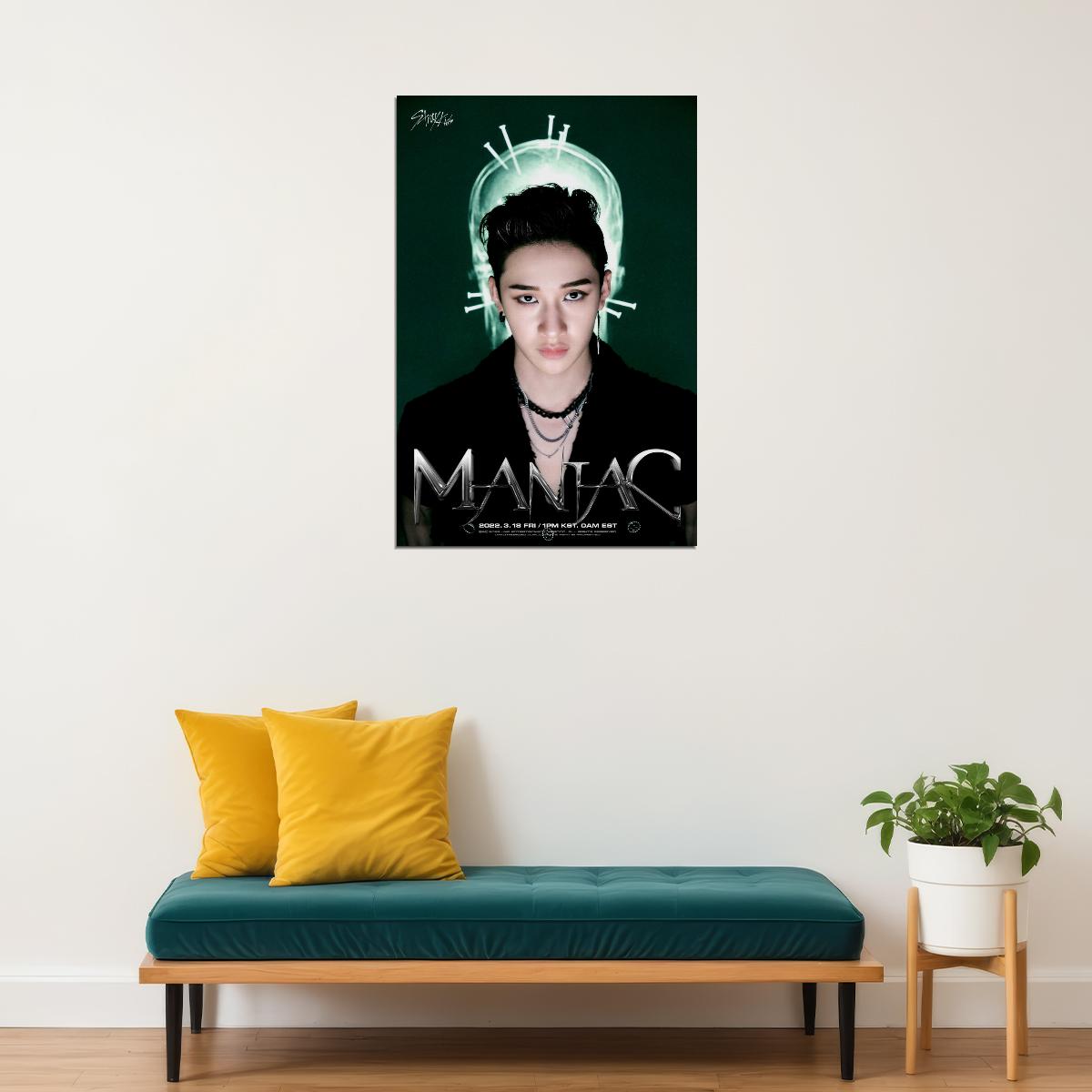 Stray Kids SKZ Bang Chan ODDINARY Album Teaser Photo Maniac Concept Kpop Poster Korean Idol Fashion Collectible Wall Art Cyberpunk Aesthetic Music Decor - xonomax