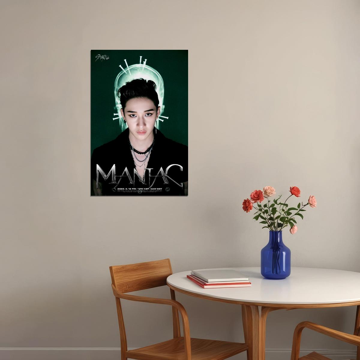 Stray Kids SKZ Bang Chan ODDINARY Album Teaser Photo Maniac Concept Kpop Poster Korean Idol Fashion Collectible Wall Art Cyberpunk Aesthetic Music Decor - xonomax
