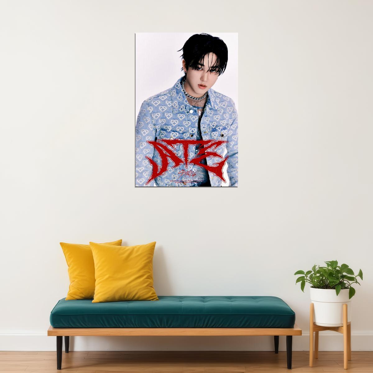 Stray Kids SKZ Changbin ATE Album Concept Photo Kpop Boy Band Poster Photocard Style Cyberpunk Fashion Viral Collectible Kpop Idol Wall Art - xonomax