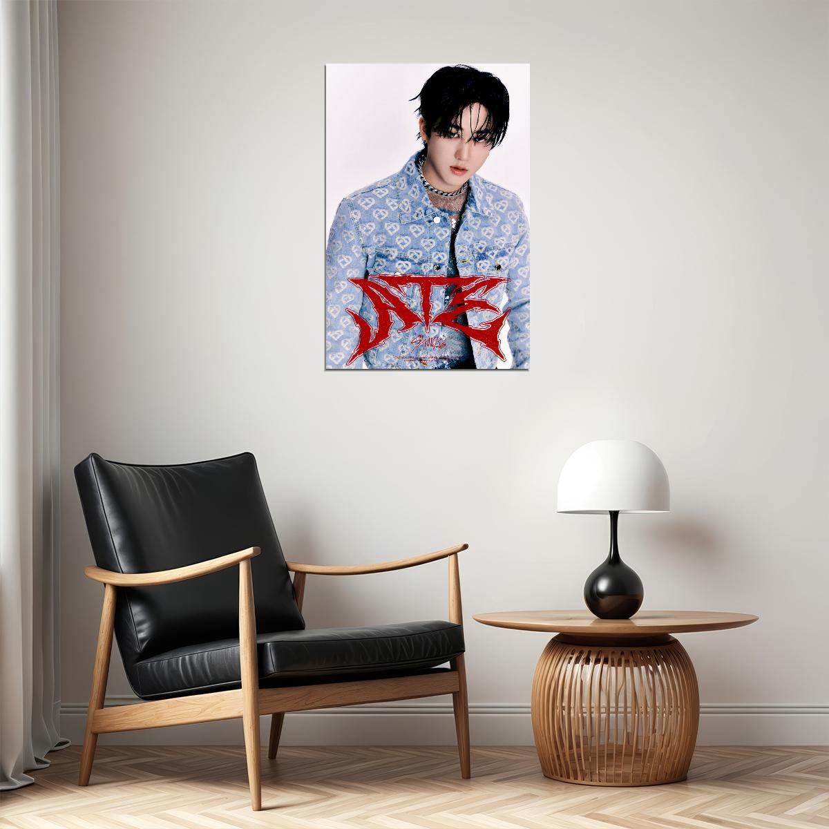 Stray Kids SKZ Changbin ATE Album Concept Photo Kpop Boy Band Poster Photocard Style Cyberpunk Fashion Viral Collectible Kpop Idol Wall Art - xonomax